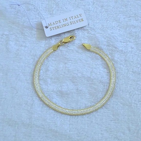 Mia Fiore Two✌️ Tone Herringbone Bracelet - NWT - Picture 3 of 16